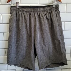 APANA Men’s Lightweight Elastic Drawstring Waist Short Side Pockets Color Gray